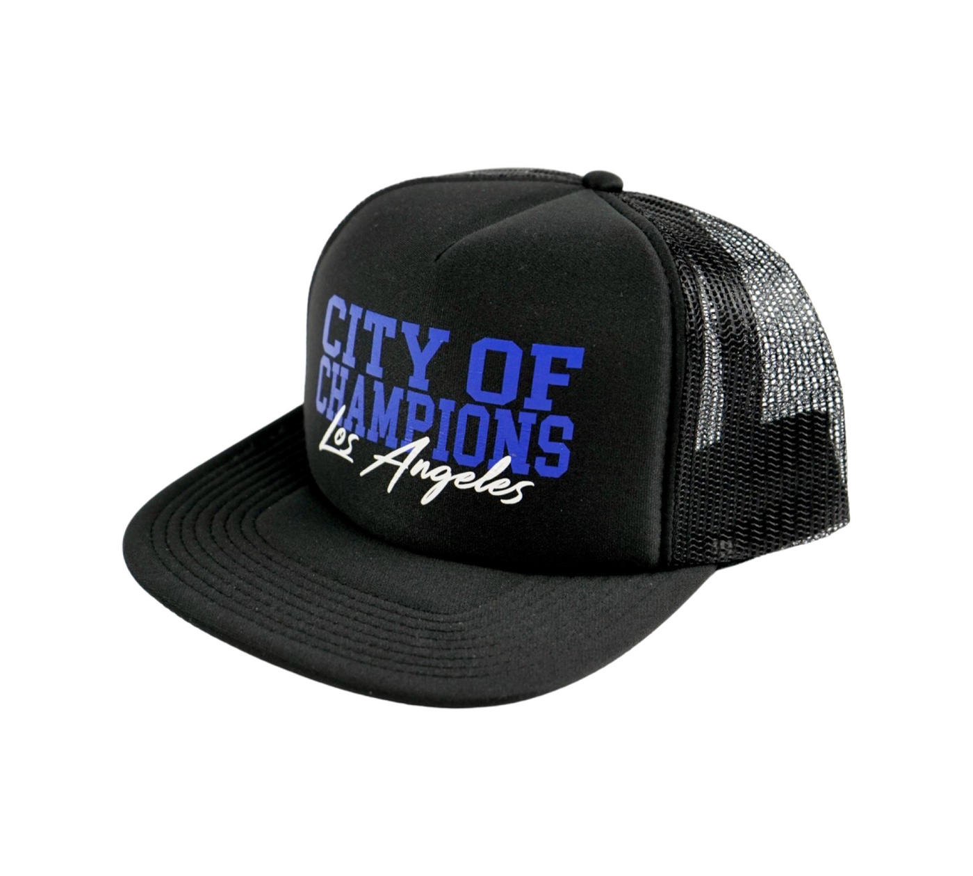 Trucker Hat - City of Champions Royal Blue and White