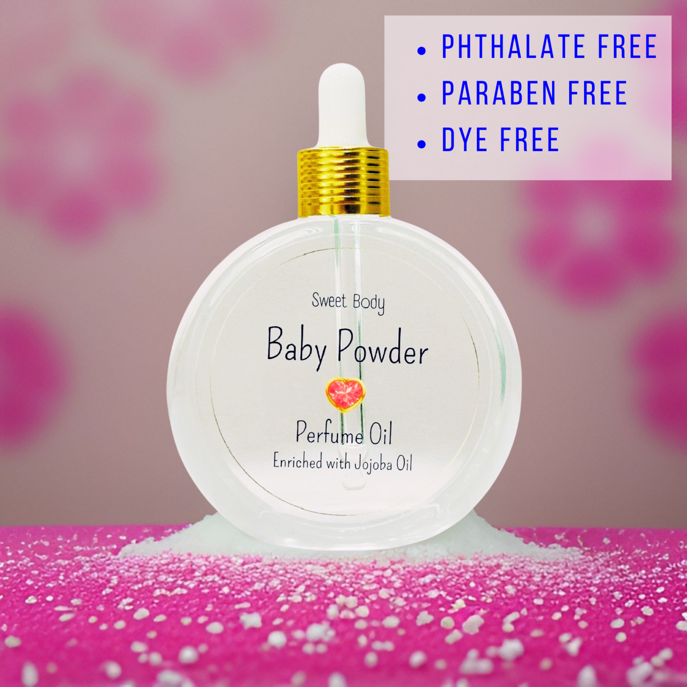 Baby Powder Perfume Body Oil 2oz
