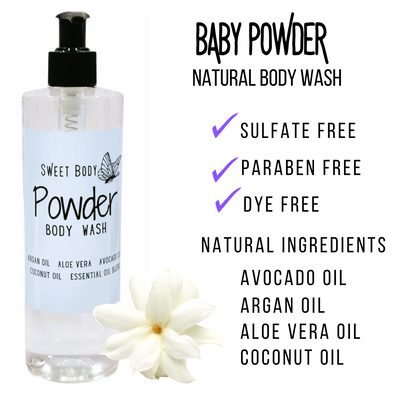 Baby Powder Natural Body Wash