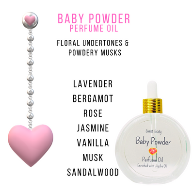 Baby Powder Perfume Body Oil 2oz