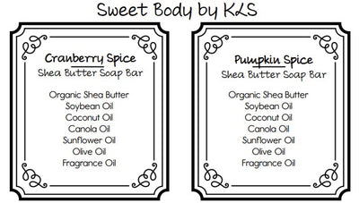 Pumpkin Spice | Cranberry Spice Soap Bars