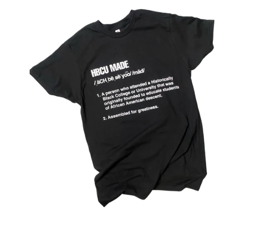 HBCU MADE Definition shirt with white writing (Unisex)