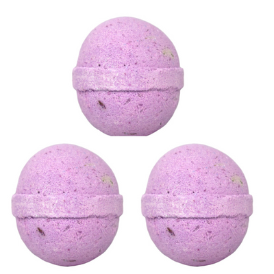 Lavender Petals Bath Bomb Aromatherapy Moisturizing Relaxing Soothing Muscle Aches  Calming Mood Lifting Sweet Body