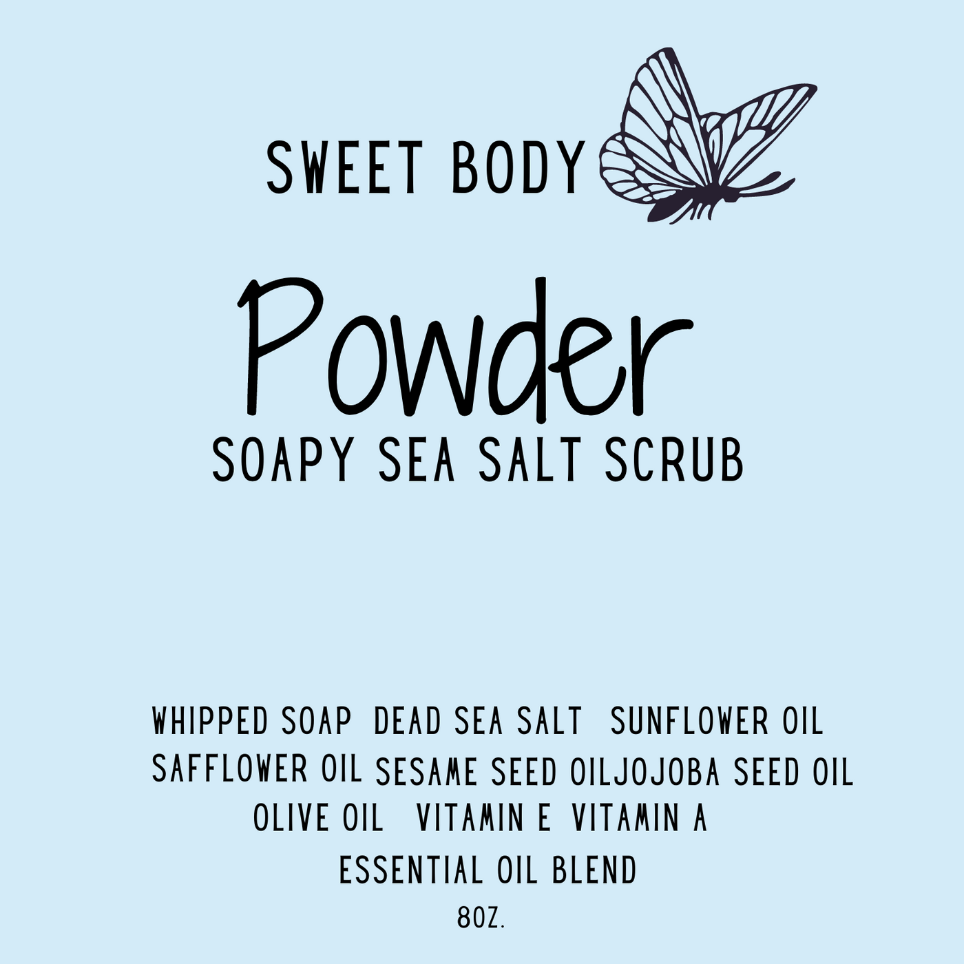 Soapy Sea Salt Scrub-Powder